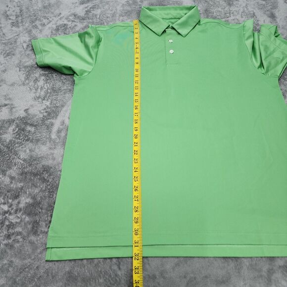 Straight Down Men's Green Performance Golf Polo Shirt Size XL - Picture 8 of 12